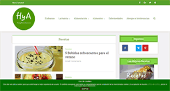 Desktop Screenshot of hijosyalimentacion.com